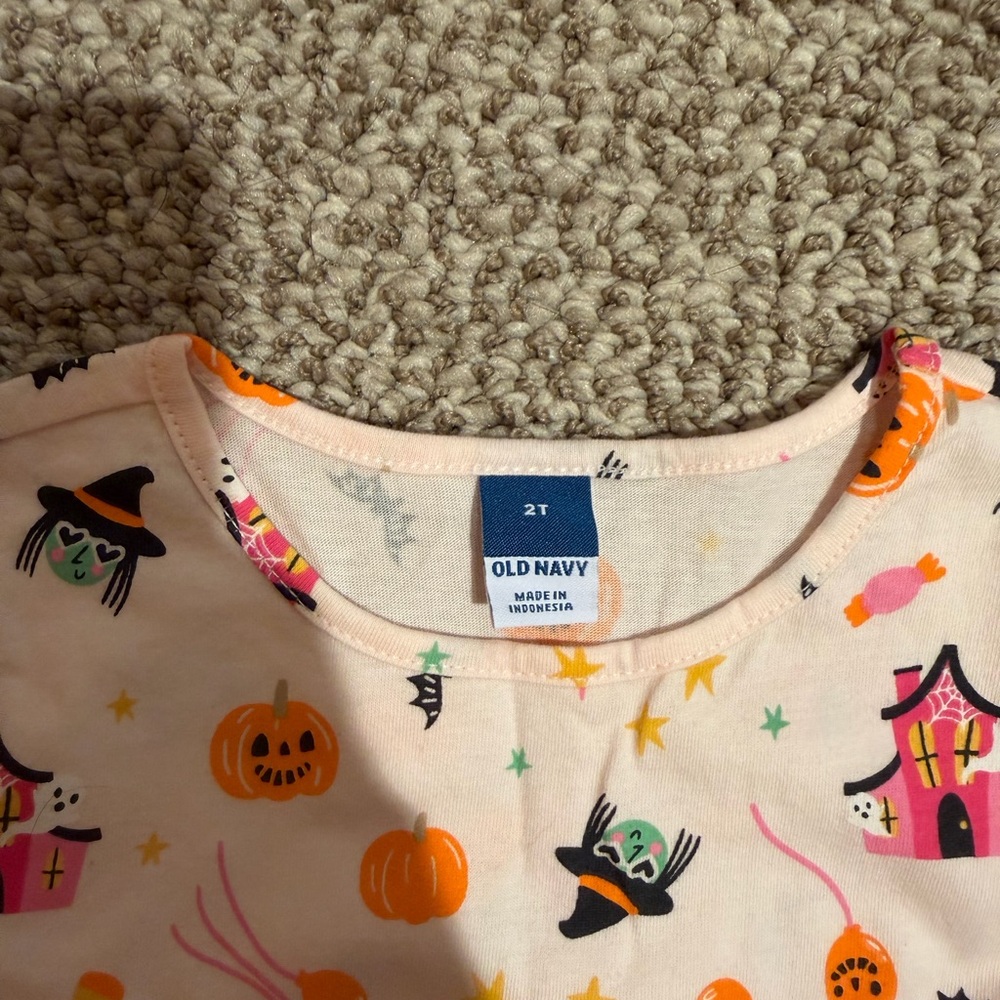 Old Navy Kids Halloween Dress - Pink and Orange - Picture 2 of 2